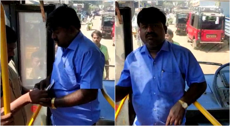ನಕಲಿ ಅಧಿಕಾರಿಯಿಂದ ಸರ್ಕಾರಿ ಬಸ್ ತಪಾಸಣೆ - ಕಂಡಕ್ಟರ್ಗೆ ಸಿಕ್ಕಿಬಿದ್ದ ಭೂಪ ನಕಲಿ ಅಧಿಕಾರಿಯಿಂದ ಸರ್ಕಾರಿ ಬಸ್ ತಪಾಸಣೆ - ಕಂಡಕ್ಟರ್ಗೆ ಸಿಕ್ಕಿಬಿದ್ದ ಭೂಪ